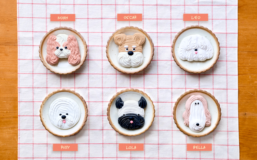 Pâtissticker Meringue Dogs Series K8