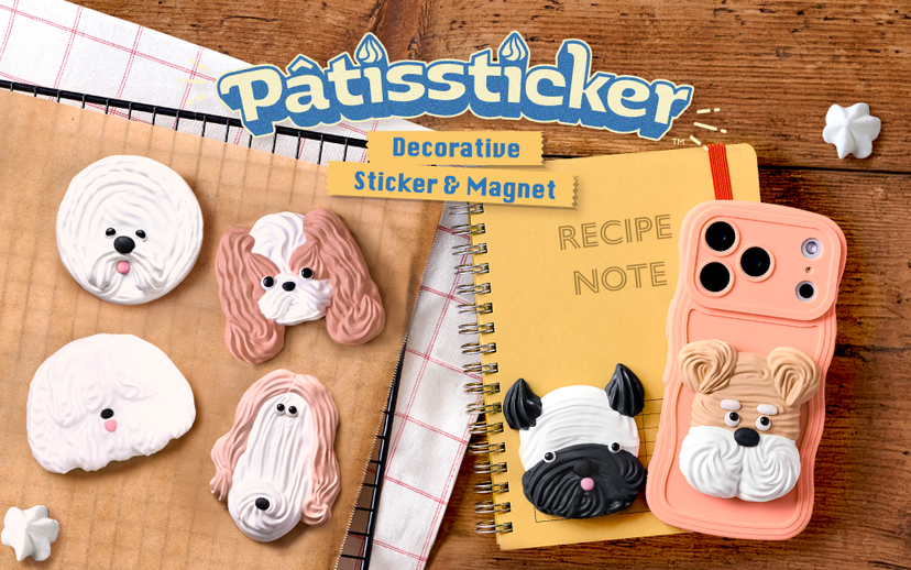 Pâtissticker Meringue Dogs Series K8